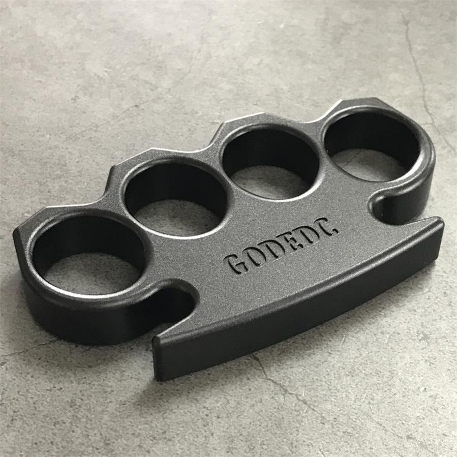 GODEDC Aviation Aluminum Knuckle Duster Lightweight Self Defense Tool