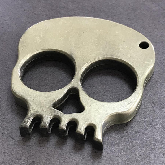 Skull Two-Finger Outdoor Portable Knuckle Dusters EDC Decoration