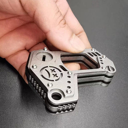 Single Hole Steel Outdoor Carry EDC Portable Knuckle Dusters