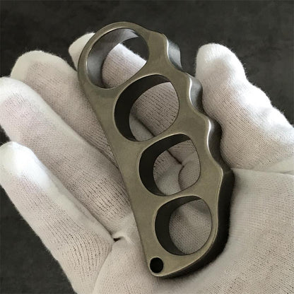 Medium Titanium Pea Knuckle Dusters EDC Outdoor Tool