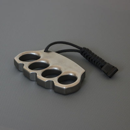Classic Titanium Knuckle Dusters EDC Tool with Random Rope