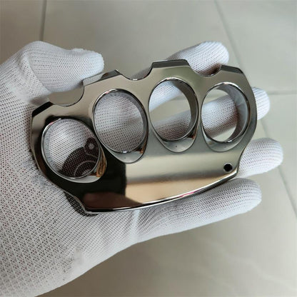 Mirror Polished Titanium Knuckle Dusters Outdoor Tool with Large Chamfer