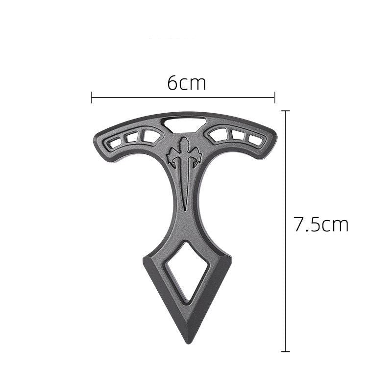 Portable EDC Tool Pendant Keychain Knuckle Dusters with Aviation Painted Surface