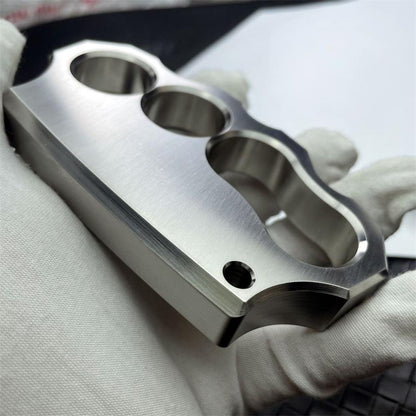 Large Hole Irregular 304 Steel Knuckle Dusters Outdoor Thickening EDC Tool