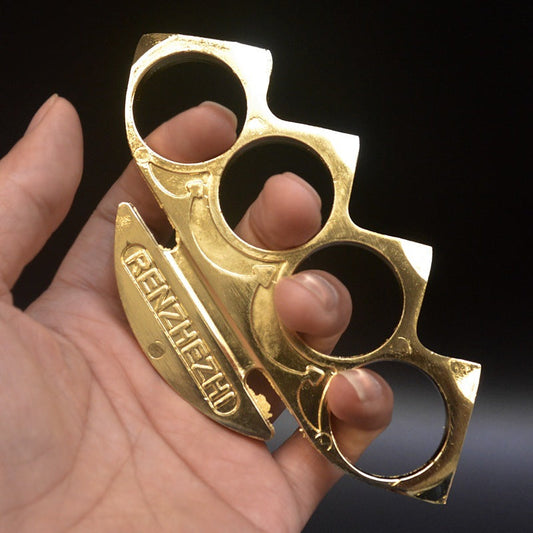 Outdoor Fence Shape Zinc Alloy Convenient Knuckle Dusters
