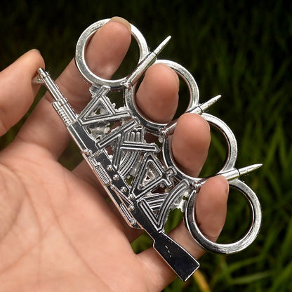 Multi-style Four Finger Outdoor Pocket  EDC Knuckle Dusters