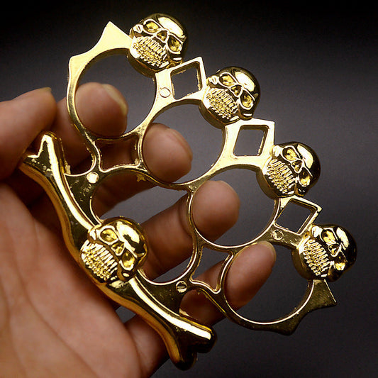 Five Skulls Shape Style Outdoor Pocket  EDC Knuckle Dutsers
