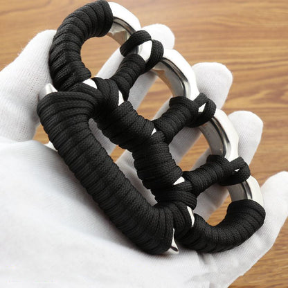 Thickened Steel EDC Knuckle Dutsers Tool with Paracord