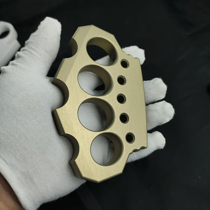 Aluminum Outdoor Creative Black and Gold EDC Knuckle Dutsers
