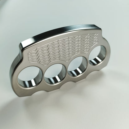 Steel Knuckle Dutsers Corrugated Skull Pattern Large Hole Bottle Opener