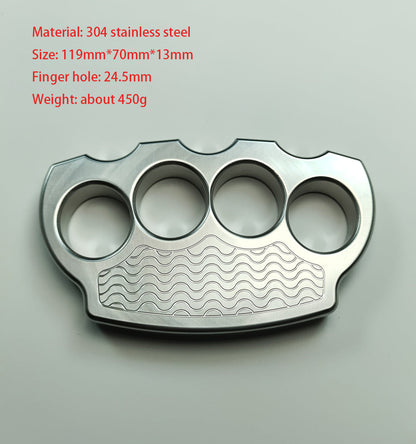 Steel Knuckle Dutsers Corrugated Skull Pattern Large Hole Bottle Opener