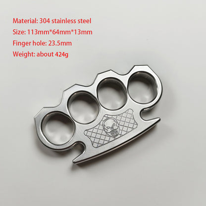 Steel Knuckle Dutsers Corrugated Skull Pattern Large Hole Bottle Opener