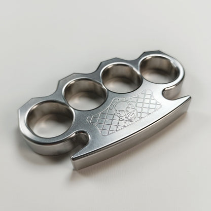 Steel Knuckle Dutsers Corrugated Skull Pattern Large Hole Bottle Opener