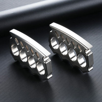 Steel Oval Hole EDC Outdoor Knuckle Dutsers