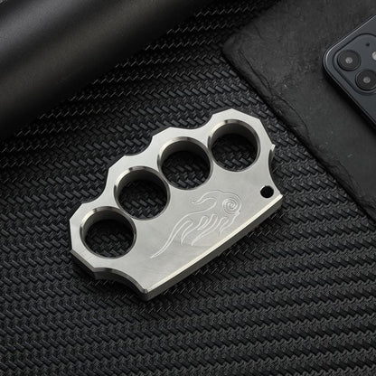 Classic Steel Swirl Pattern EDC Knuckle Dusters