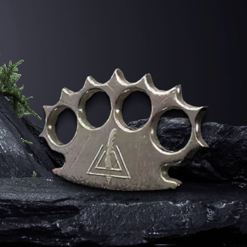 Creative Four-hole Outdoor Zinc Alloy Knuckle Dusters