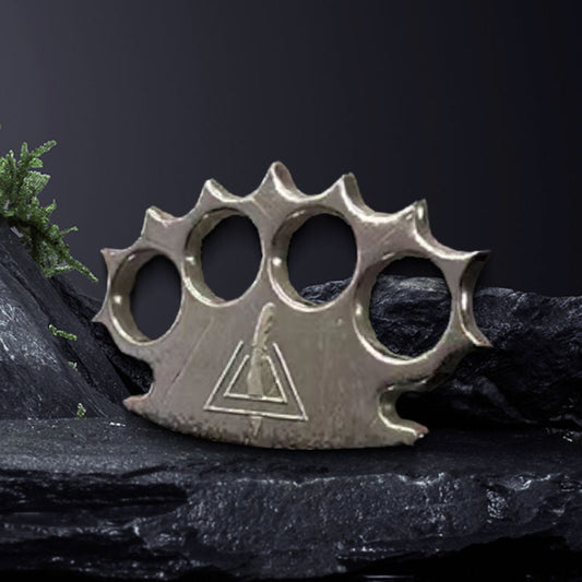 Creative Four-hole Outdoor Zinc Alloy Knuckle Dusters