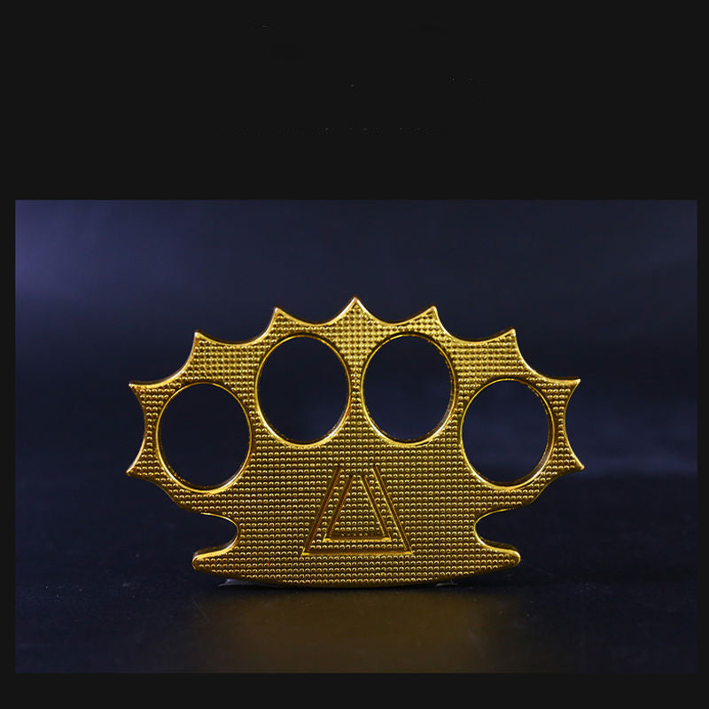 Creative Four-hole Outdoor Zinc Alloy Knuckle Dusters