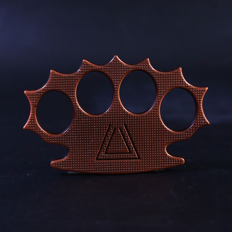 Creative Four-hole Outdoor Zinc Alloy Knuckle Dusters