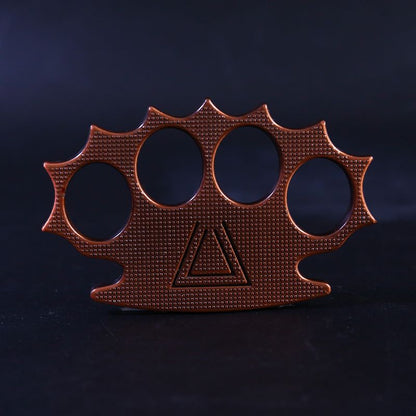 Creative Four-hole Outdoor Zinc Alloy Knuckle Dusters