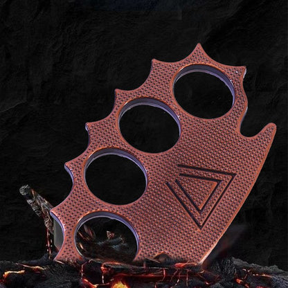 Creative Four-hole Outdoor Zinc Alloy Knuckle Dusters