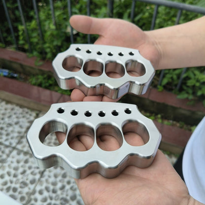 Thickened Steel Knuckle Dusters Four-hole Outdoor Tool