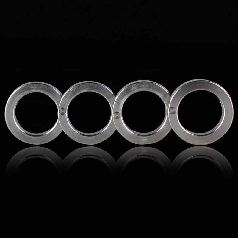 Four Finger Stainless Steel Foldable Knuckle Dusters