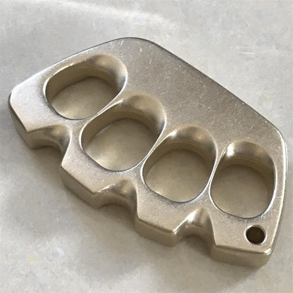 Big Hole Creative Brass Knuckle Dusters Outdoor Tool