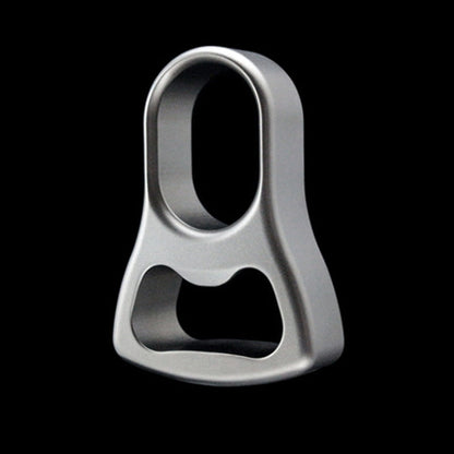 Titanium Alloy Open-bottle Stone Washing Knuckle Dusters Sand Blasting Backpack Tool