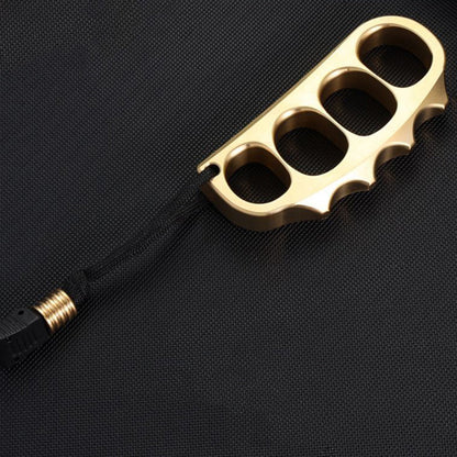 Large Pea Brass Knuckle Dusters Outdoor Backpack Tool