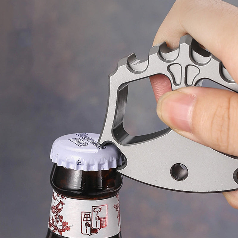 Steel Creative Shape Bottle Opener Knuckle Dusters