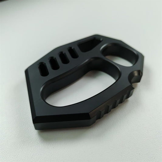 PC Transparent Black Light Knuckle Dusters Easy Carry Outdoor Tools