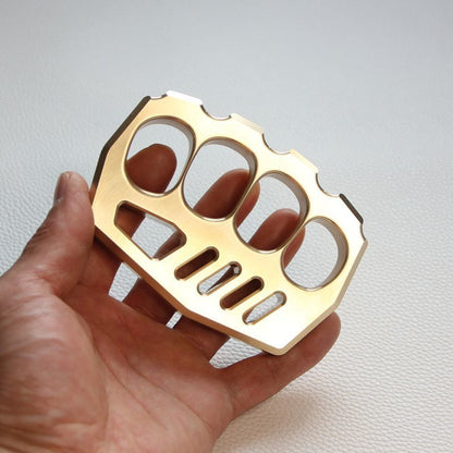 Thickened Brass Big Four Holes Knuckle Dusters
