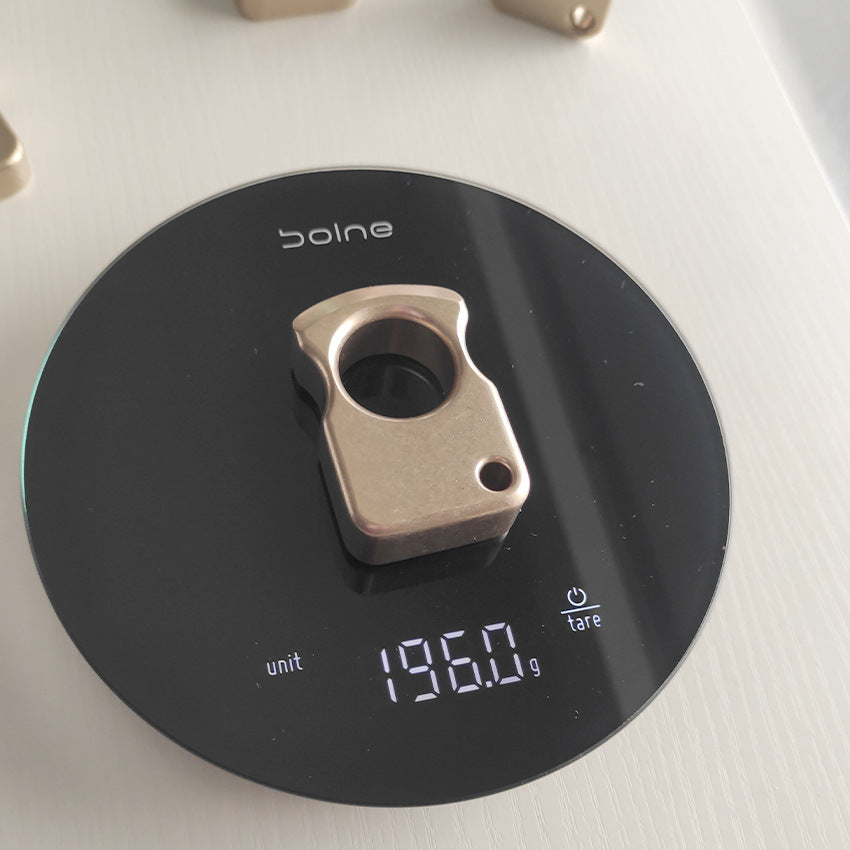 Single Hole Brass Knuckle Dusters Multi-style EDC Tool