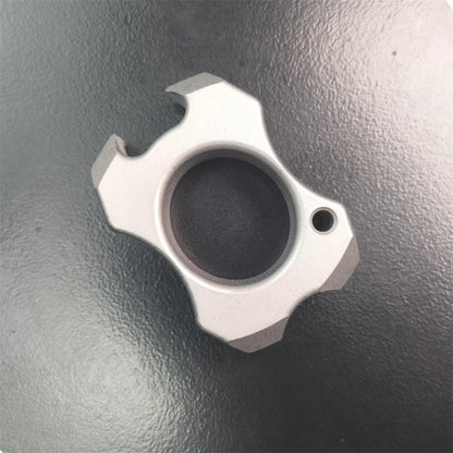 Mini Multifunctional Steel Knuckle Dusters Bottle Opener EDC Tool