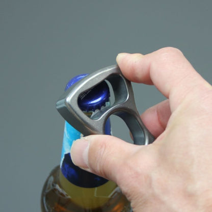 Titanium Alloy Multifunctional Single Hole Stone Washing Knuckle Dusters Bottle Opener