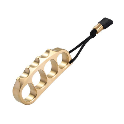 Large Pea Brass Knuckle Dusters Outdoor Backpack Tool