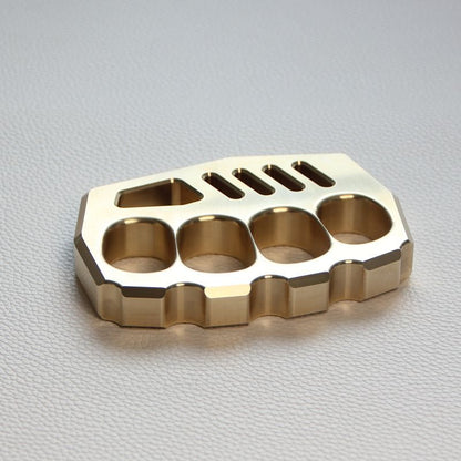 Thickened Brass Big Four Holes Knuckle Dusters