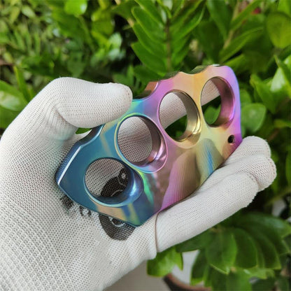 Colorful Titanium Knuckle Dusters EDC Outdoor Tool