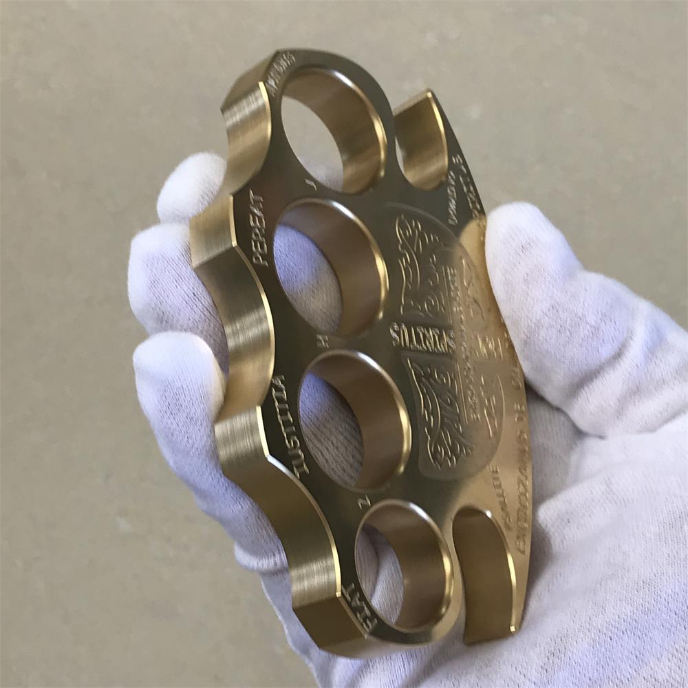 Strong Brass Knuckle Dusters EDC Outdoor Tool