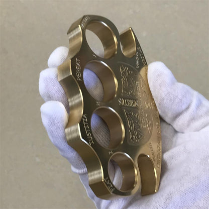 Strong Brass Knuckle Dusters EDC Outdoor Tool