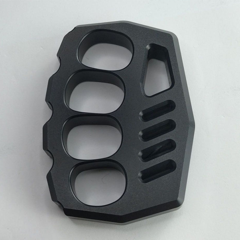 Aluminum Large Rope Hole Black Knuckle Dusters