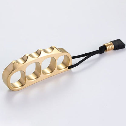 Large Pea Brass Knuckle Dusters Outdoor Backpack Tool