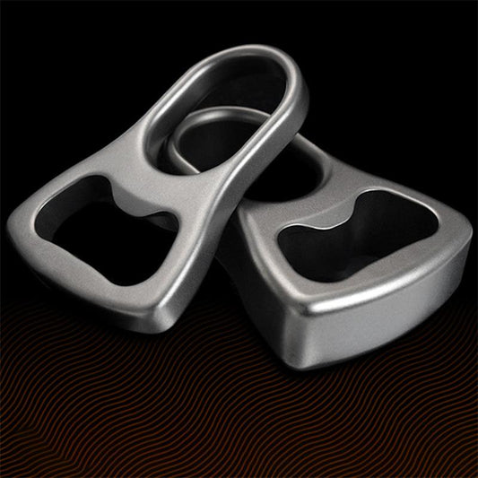 Titanium Alloy Open-bottle Stone Washing Knuckle Dusters Sand Blasting Backpack Tool