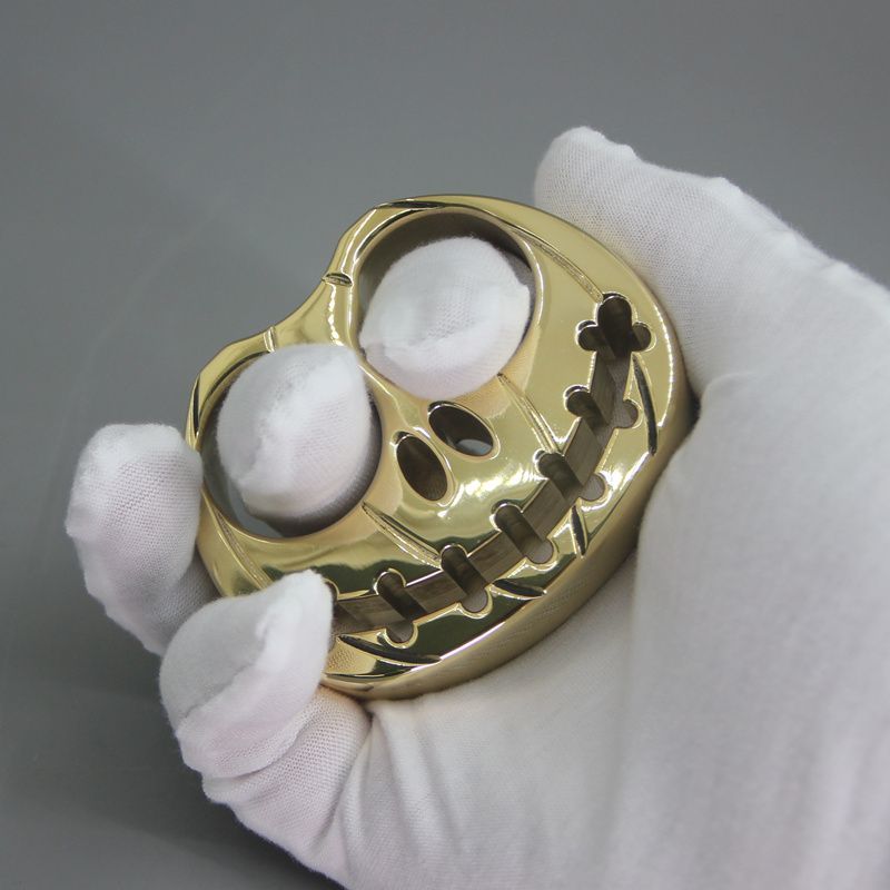 Mini Pumpkin Brass EDC Backpack Outdoor Knuckle Dusters