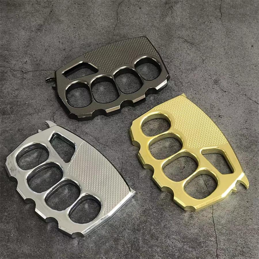 Large Hole Thickened Zinc Alloy Eagle Scale Pattern Knuckle Dusters