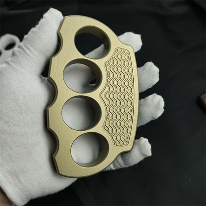 Wave Pattern Aluminum Knuckle Dusters