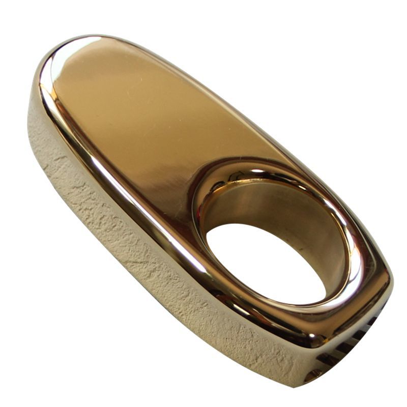 Mini Exquisite Brass Knuckle Dusters One Hole EDC Backpack Outdoor Tool
