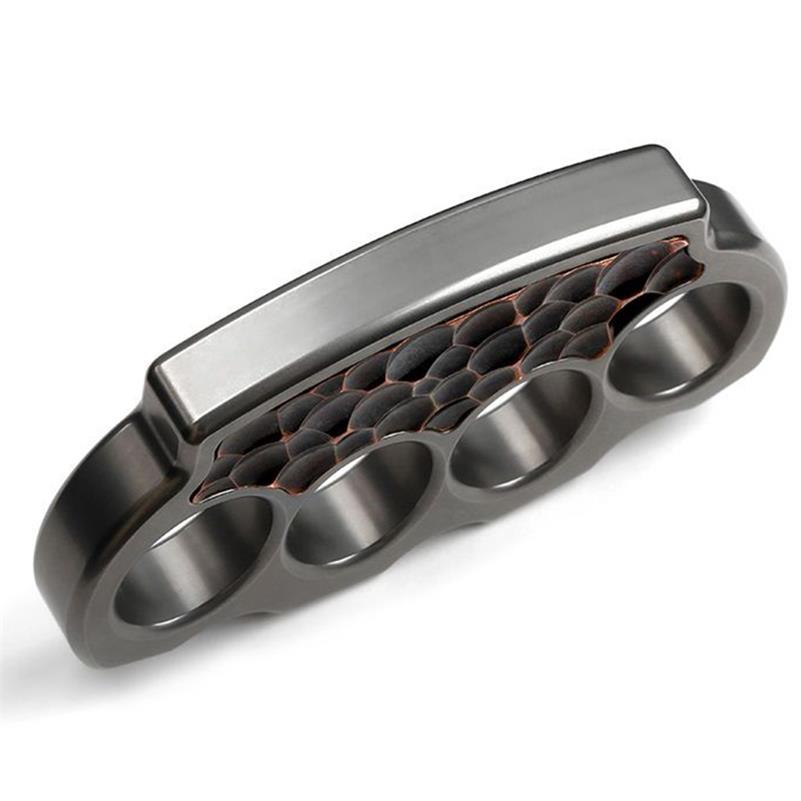 Titanium Alloy Purple Copper Knuckle Dusters