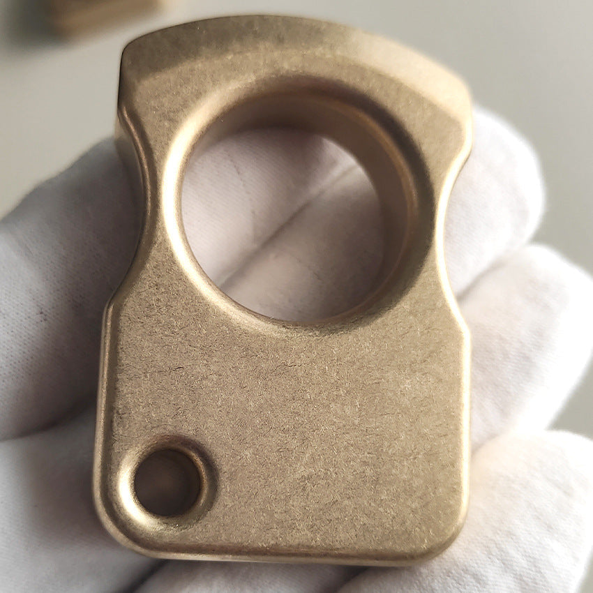 Single Hole Brass Knuckle Dusters Multi-style EDC Tool